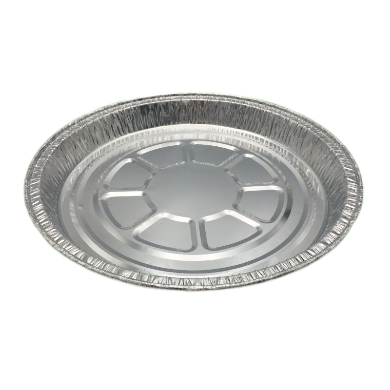 Bandeja para servir de papel de aluminio para pizza para hornear barbacoa de 10 pulgadas