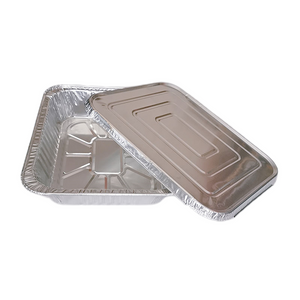 Tapa para bandeja para asar rectangular de aluminio de 3200 ml