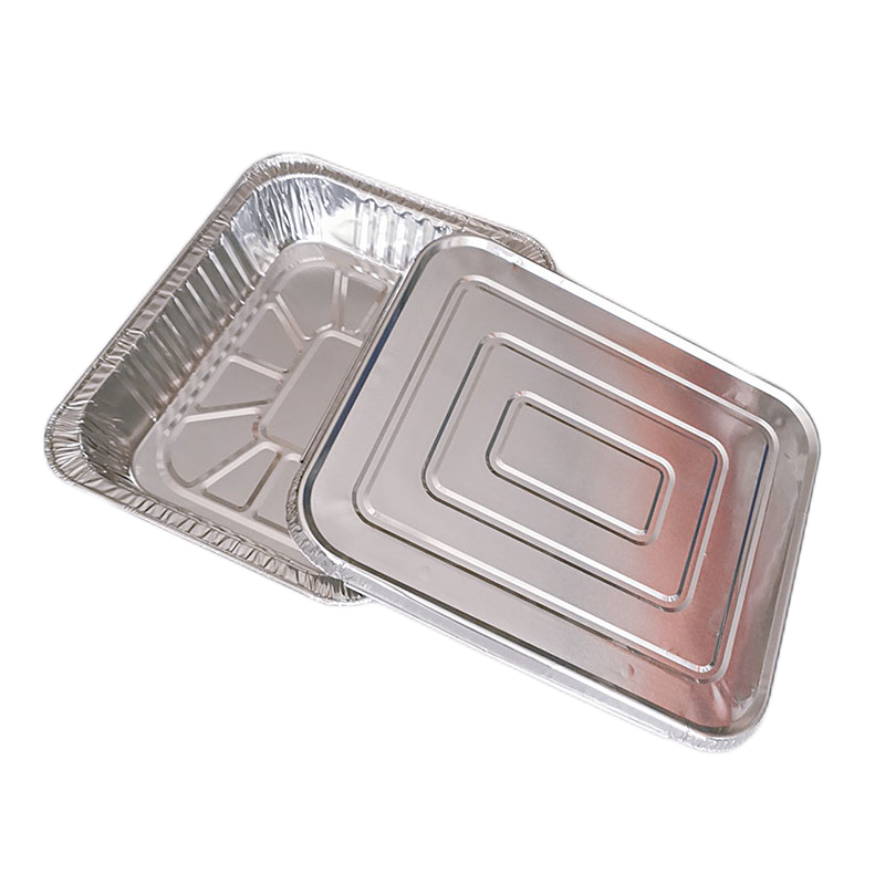 Tapa para bandeja para asar rectangular de aluminio de 3200 ml