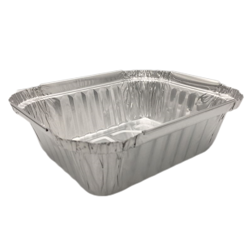 Vajilla respetuosa del medio ambiente de los utensilios de cocina de la cacerola del papel de aluminio 350ml