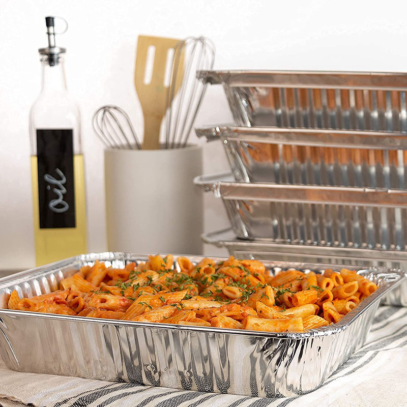 Plato de papel de aluminio para espaguetis 