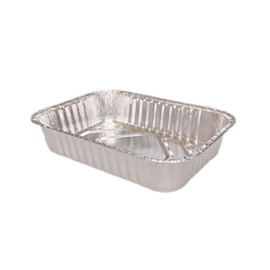 Bandeja rectangular para hornear de catering de papel de aluminio de 600 ml