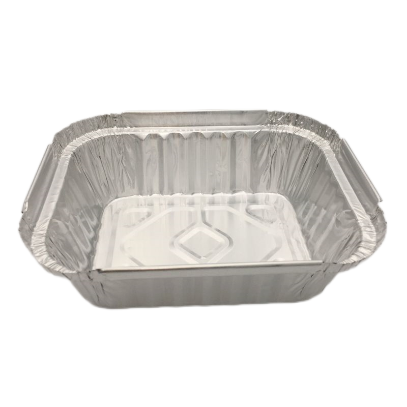 Vajilla respetuosa del medio ambiente de los utensilios de cocina de la cacerola del papel de aluminio 350ml