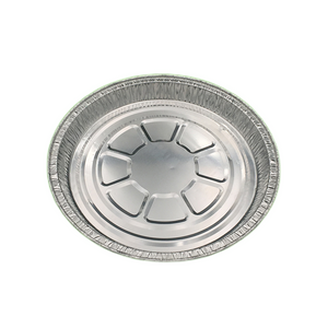 Bandeja para servir de papel de aluminio para pizza para hornear barbacoa de 10 pulgadas