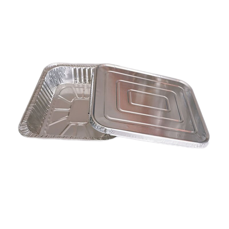 Tapa para bandeja para asar rectangular de aluminio de 3200 ml