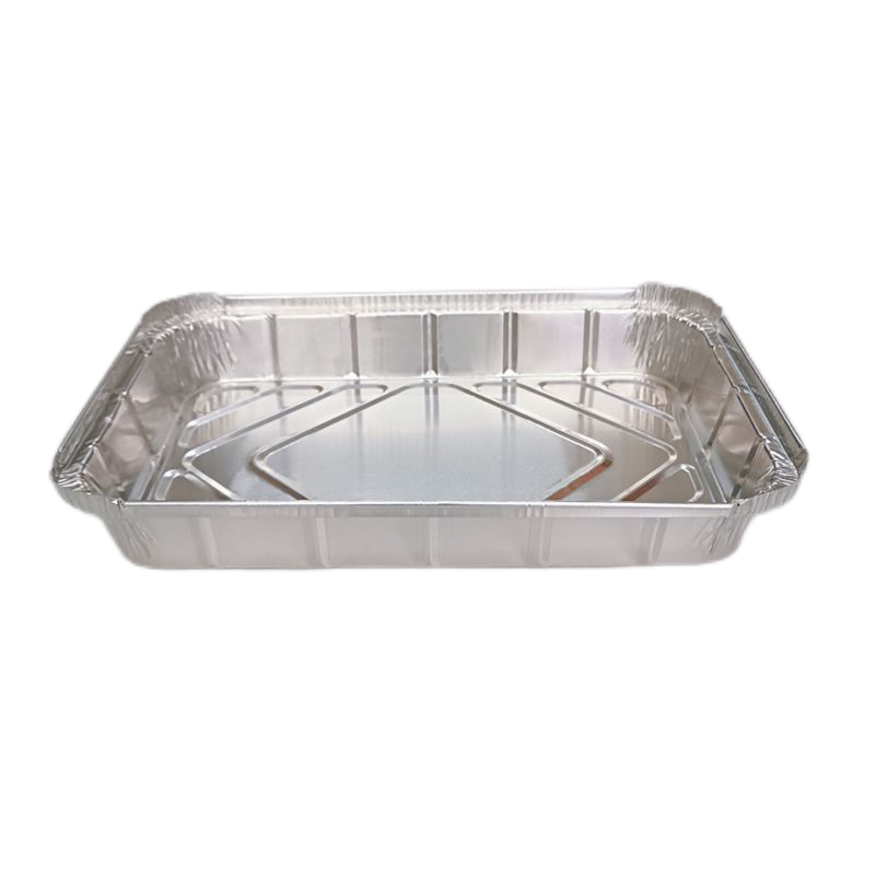 Caja fuerte de aluminio disponible del horno de las bandejas para hornear del rectángulo 2200ml