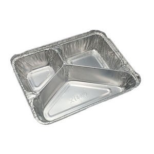  Caja de lonchera de aluminio de aluminio de 3 compartimentos 