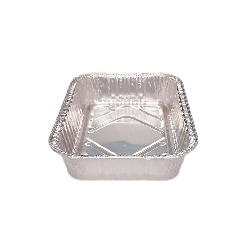 Bandeja rectangular para hornear de catering de papel de aluminio de 600 ml