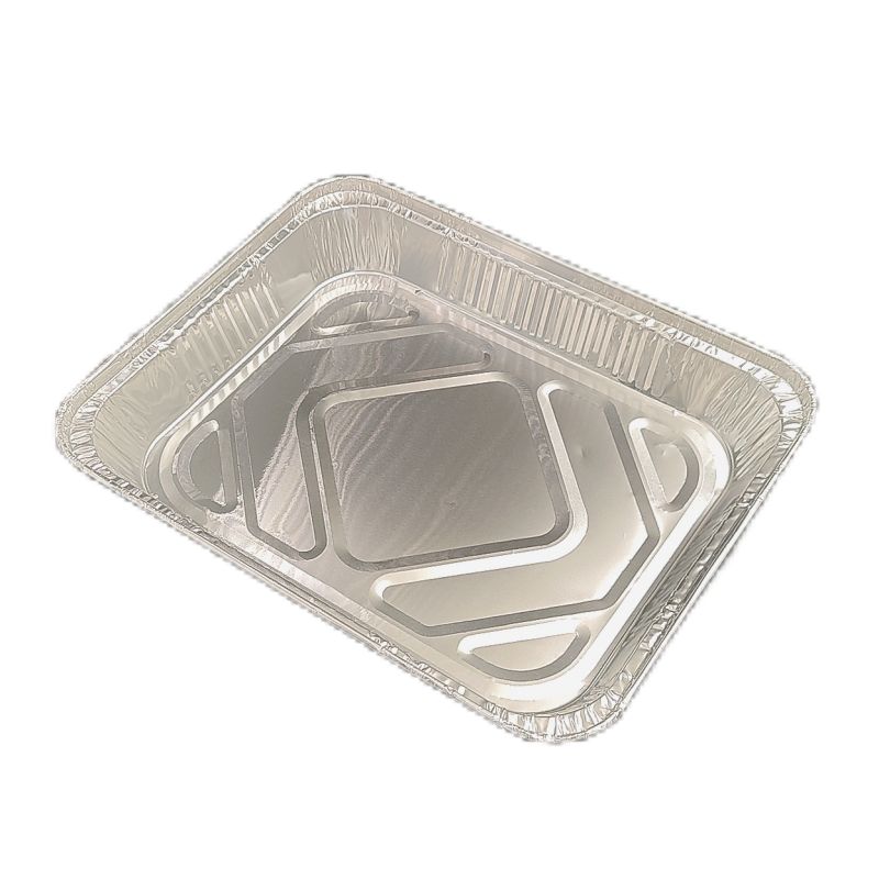 Recipiente de comida de aluminio desechable para hornear tostado