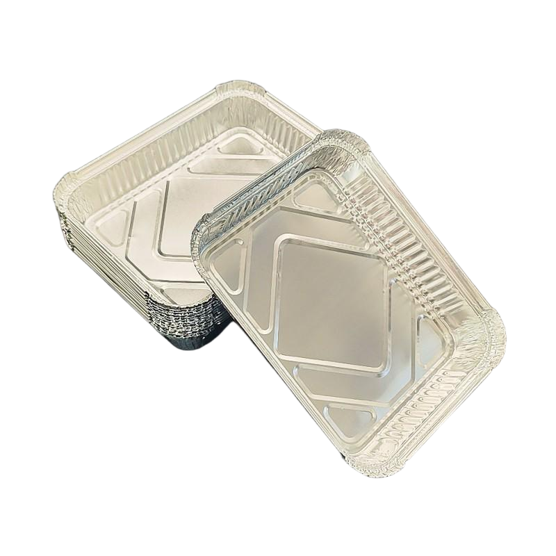 900 ml de aluminio rectangular de aluminio muffins horneado