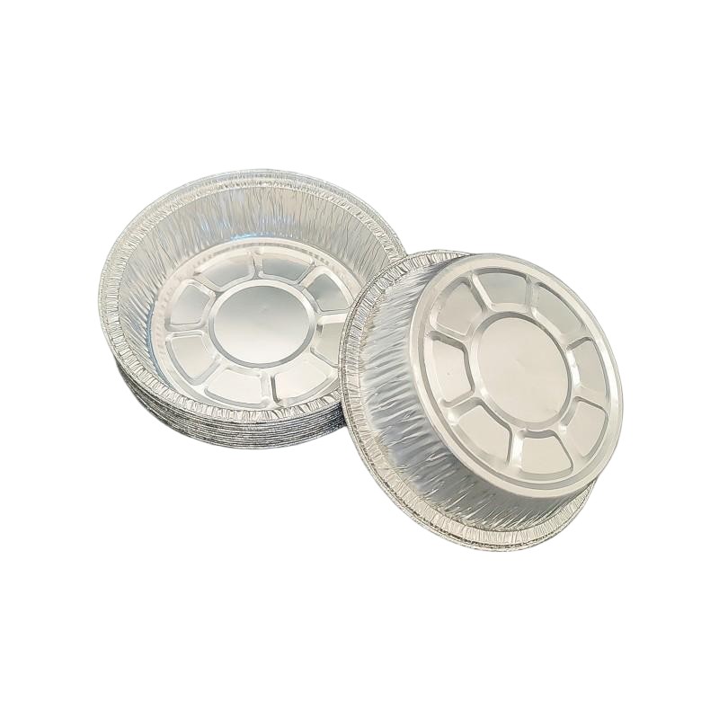 Panos de pastel de pastel de aluminio desechables de 7 pulgadas