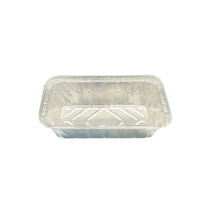 Vigera de metal desechable de aluminio rectangular de 2000 ml