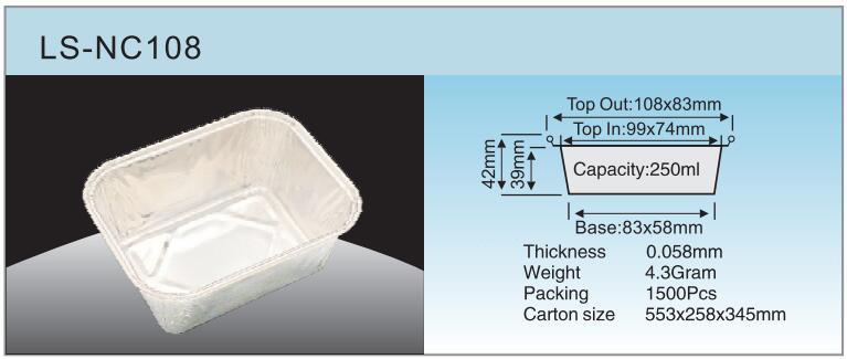 Especificaci&oacute;n LS-NC108