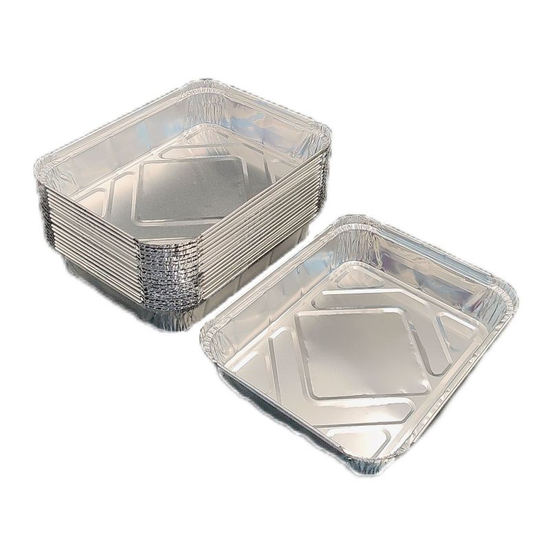 Bandeja rectangular de servicio para hornear de papel de aluminio de 950 ml