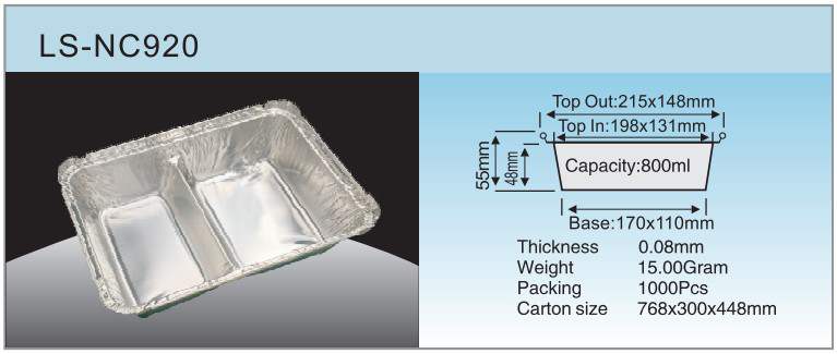 Especificaci&oacute;n LS-NC920
