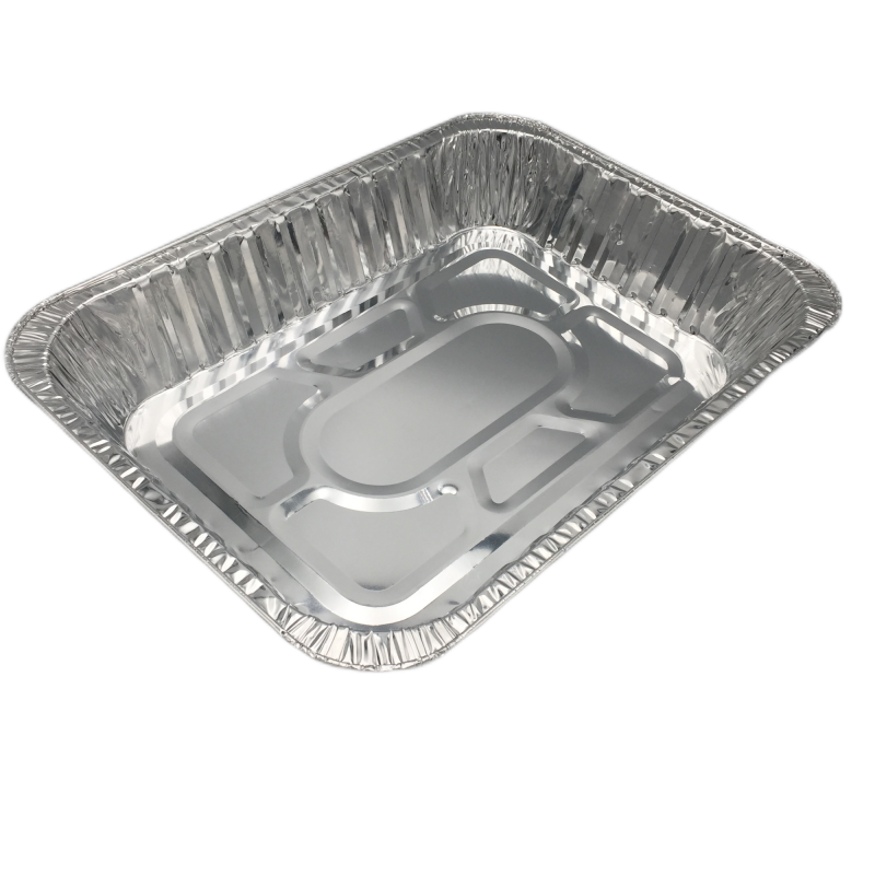 Bandeja para asar de aluminio rectangular extra grande de 6800 ml