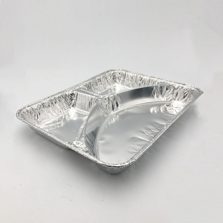 Fuentes y tapas de horno de aluminio pequeñas