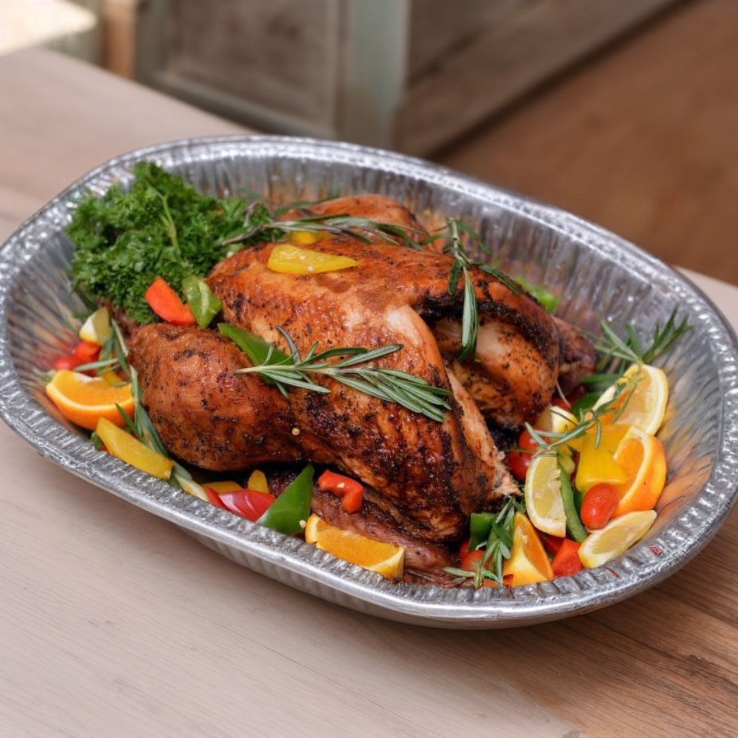 recipiente de l&aacute;mina ovalado