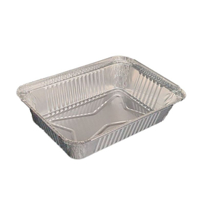 1000 ml de aluminio rectangular de aluminio Diskware desechable