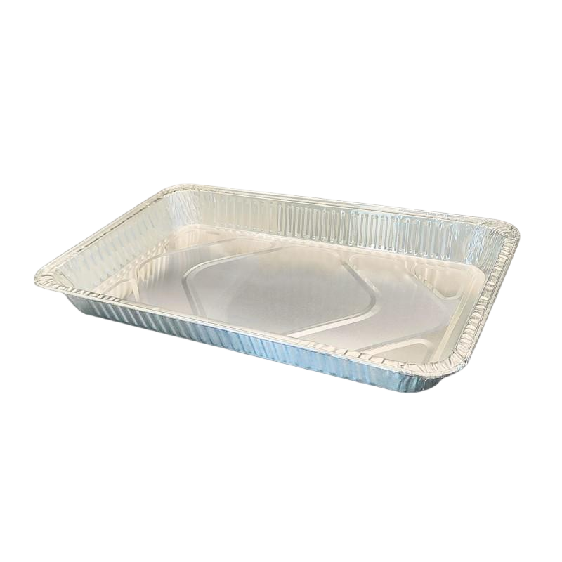 Bandeja de horno de aluminio de aluminio extra grande de 6500 ml con tapa, duradero