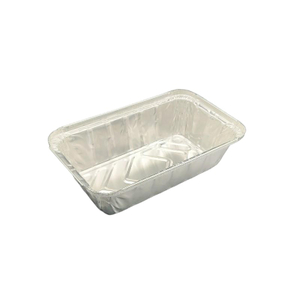 Vigera de metal desechable de aluminio rectangular de 2000 ml