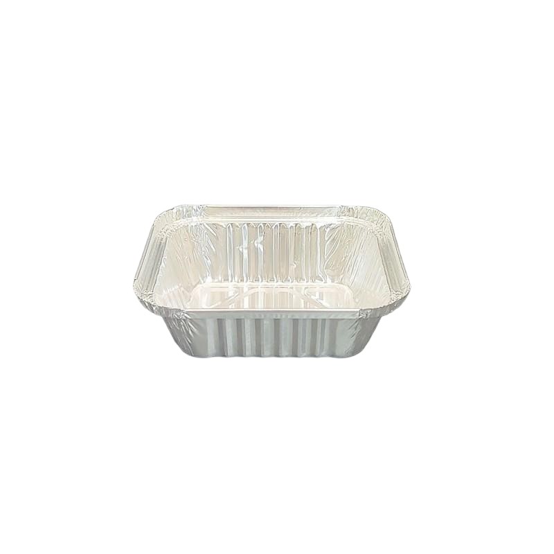 Mini plato de aluminio de aluminio reutilizable
