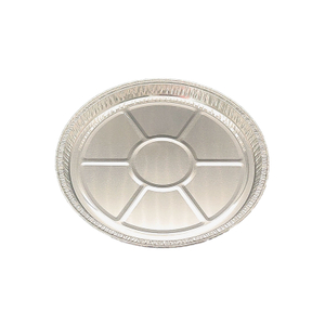 Platos para flan de hoja mediana de 9 pulgadas, bandeja para pizza para catering