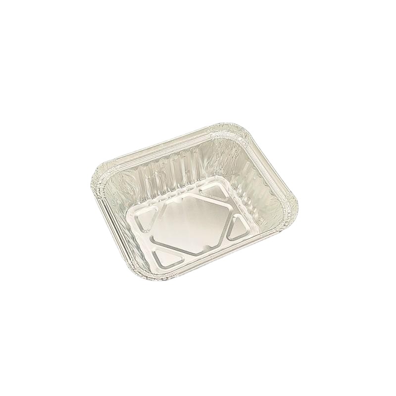 Mini plato de aluminio de aluminio reutilizable