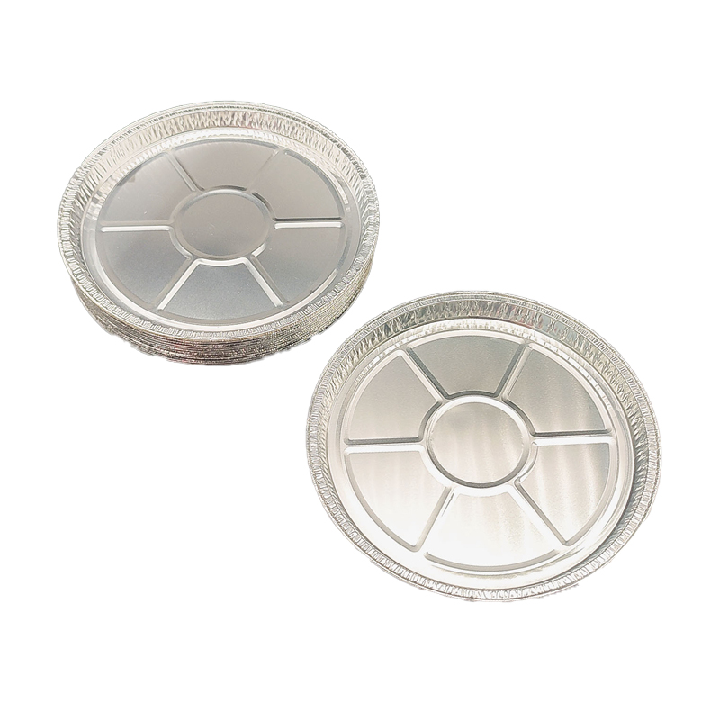 Platos para flan de hoja mediana de 9 pulgadas, bandeja para pizza para catering