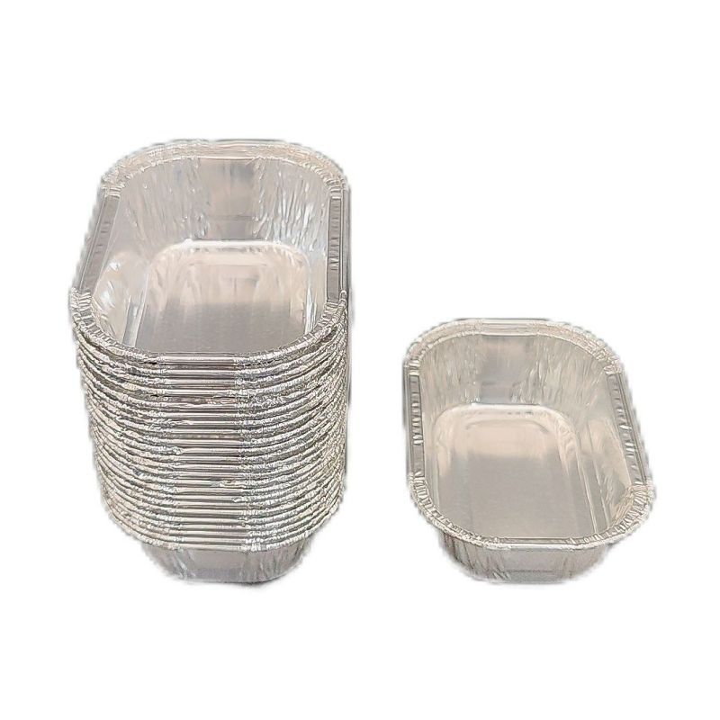 Mini soporte para pudín de molde para pastel pequeño de papel de aluminio de 110ml