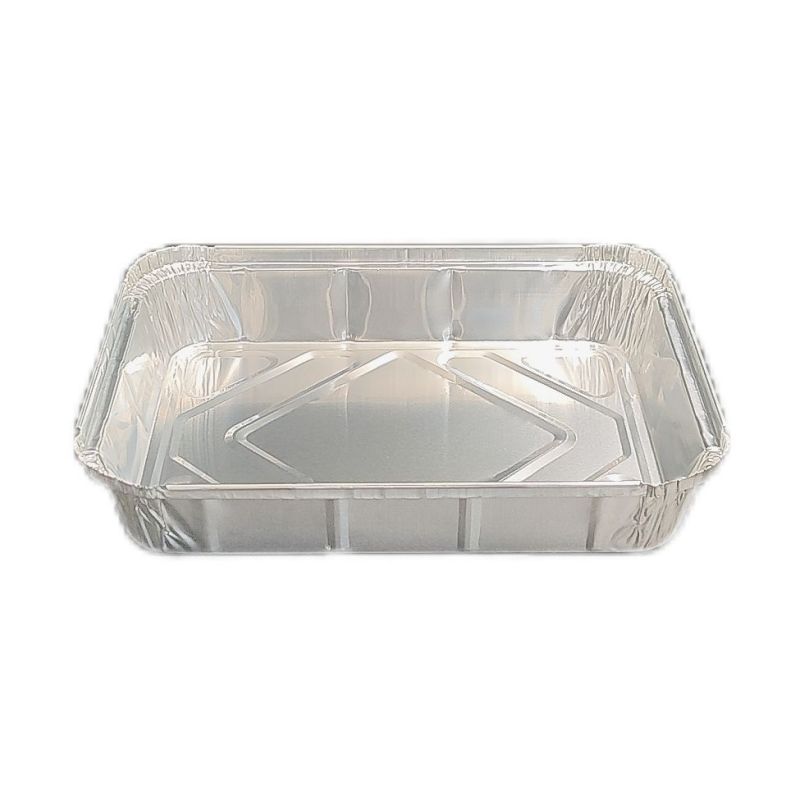 Bandeja rectangular de servicio para hornear de papel de aluminio de 950 ml