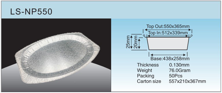 Especificaci&oacute;n LS-NP550