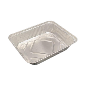 Bandeja rectangular para servicio de catering, bandeja para hornear de papel de aluminio, 3200ml