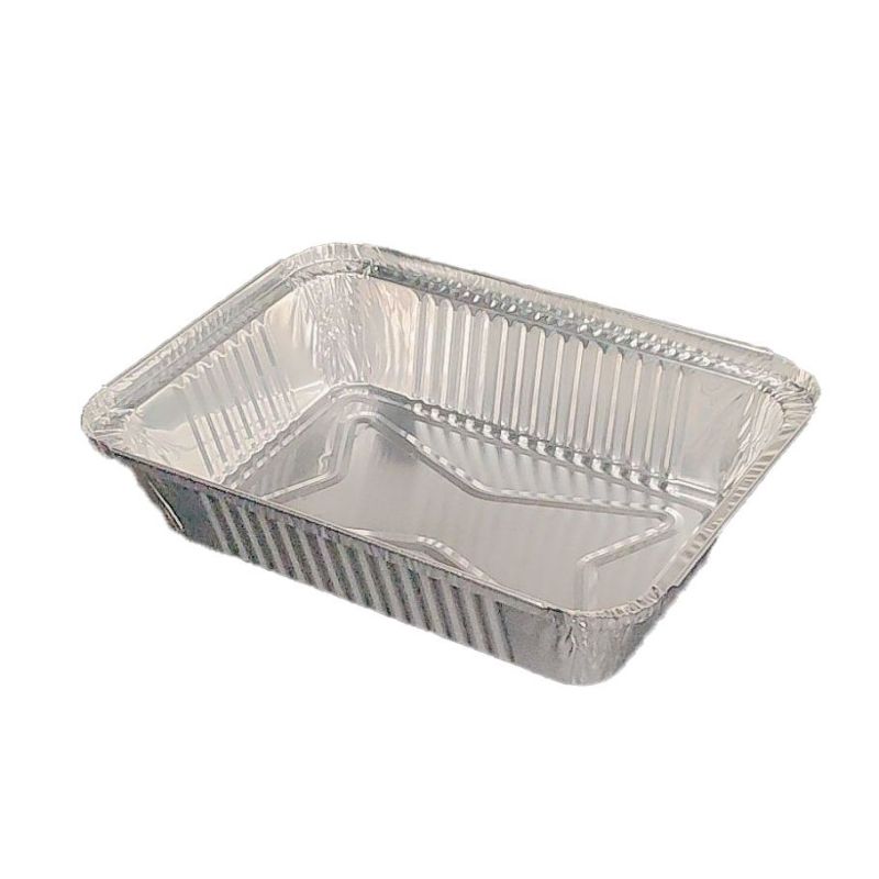 1000 ml de aluminio rectangular de aluminio Diskware desechable