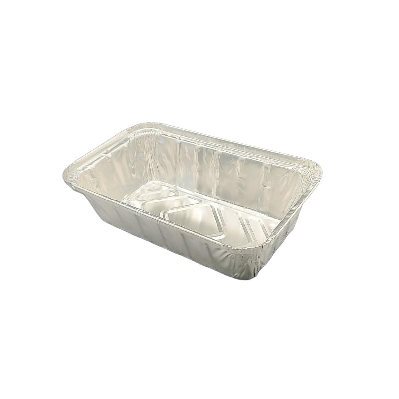 Vigera de metal desechable de aluminio rectangular de 2000 ml