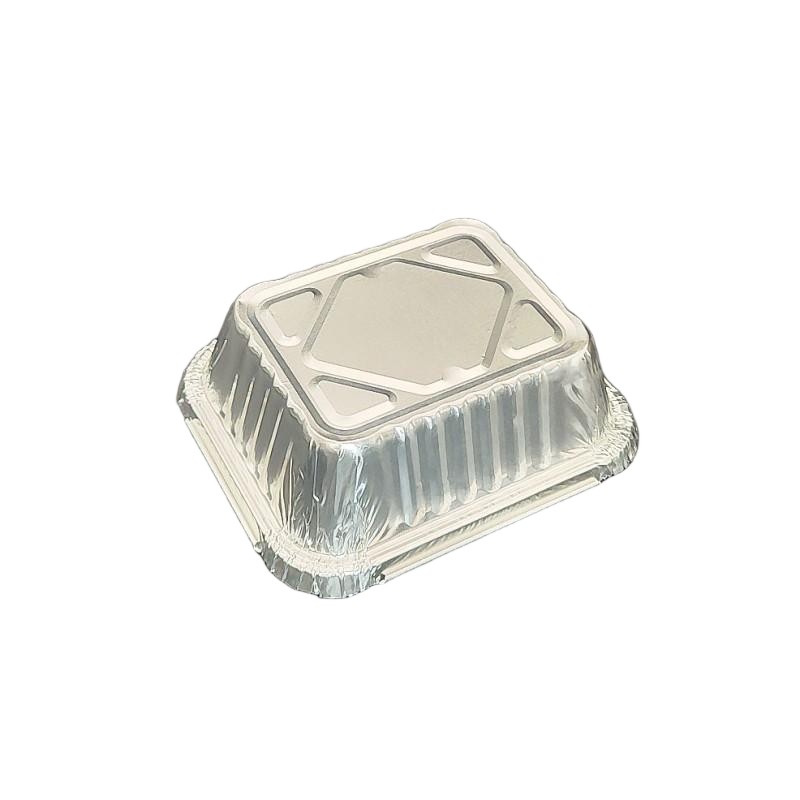 Mini plato de aluminio de aluminio reutilizable