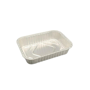 Bandeja de hornear de aluminio de aluminio rectangular de 600 ml
