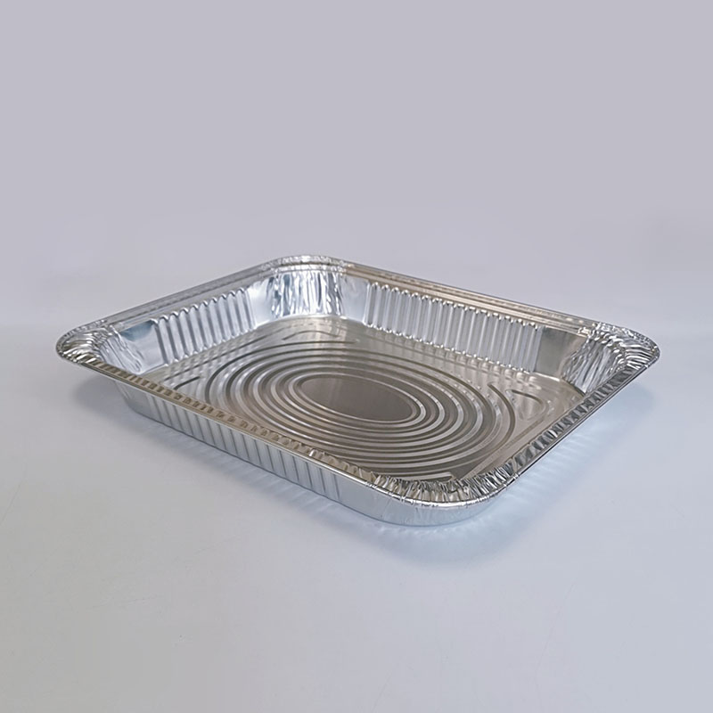 Recipientes y tapas de aluminio cuadrados