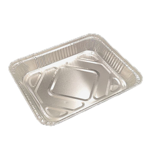 Recipiente de comida de aluminio desechable para hornear tostado