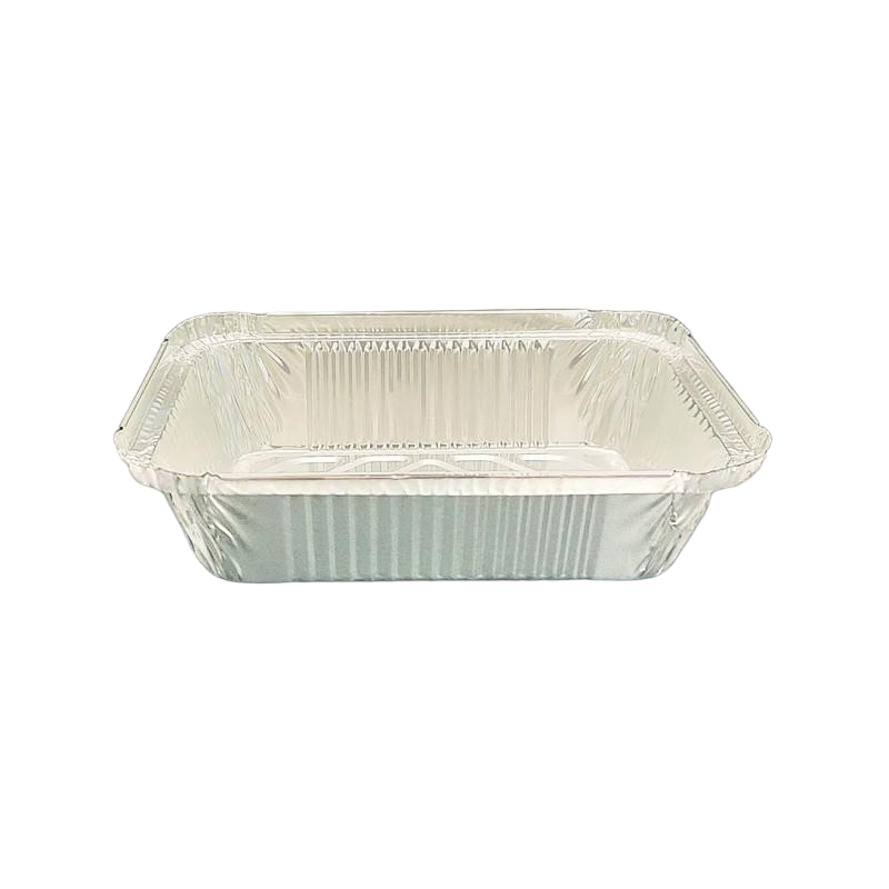 Sartenes para hornear de aluminio de 650 ml con tapas de cartón