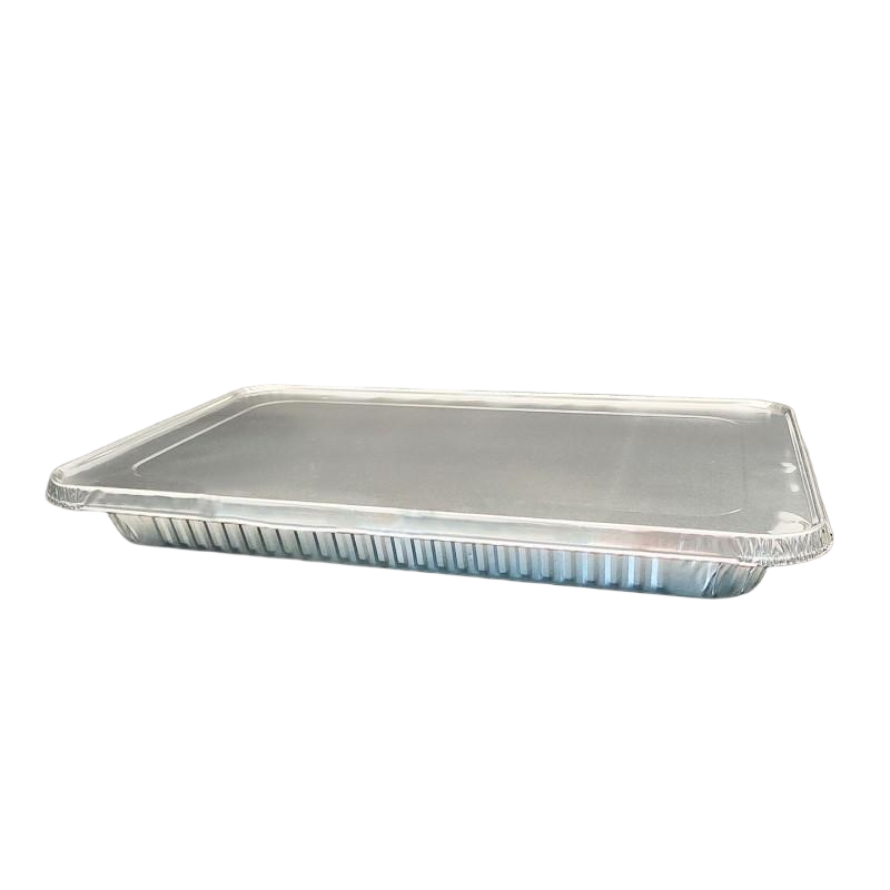 Bandeja de horno de aluminio de aluminio extra grande de 6500 ml con tapa, duradero