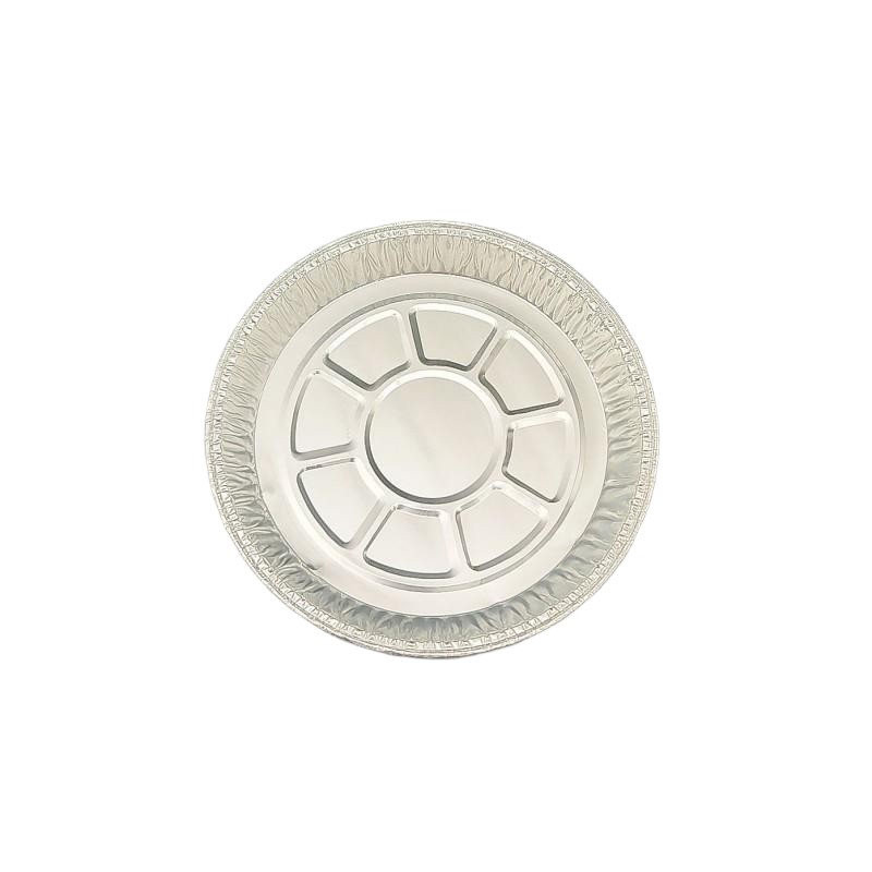 6 pulgadas con platos de pastel de aluminio desechables de 6 pulgadas para hornear pizza