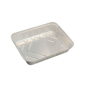 Bandeja de servicio de aluminio de aluminio rectangular de 950 ml