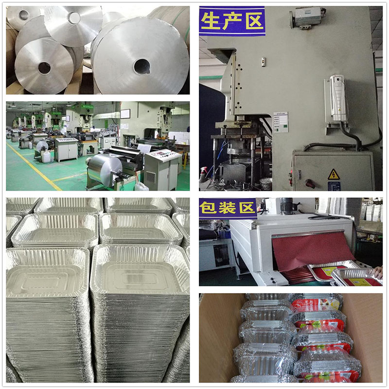 Proceso de producci&oacute;n de productos de papel de aluminio.