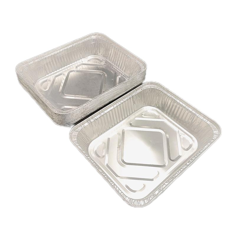 Bandeja rectangular para servicio de catering, bandeja para hornear de papel de aluminio, 3200ml