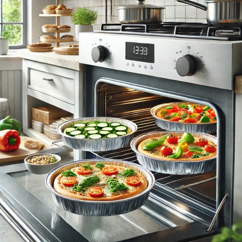 sartenes de aluminio de horno