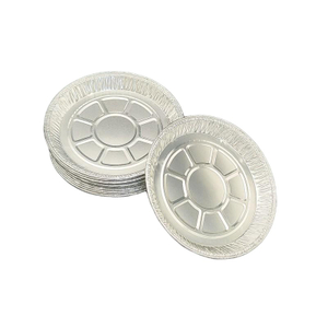 6 pulgadas con platos de pastel de aluminio desechables de 6 pulgadas para hornear pizza