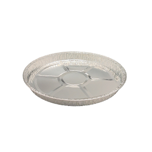 Bandeja segura para horno con placa de pizza de papel de aluminio de 10 pulgadas
