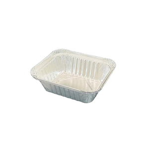Mini plato de aluminio de aluminio reutilizable