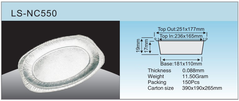 Especificaci&oacute;n LS-NC550